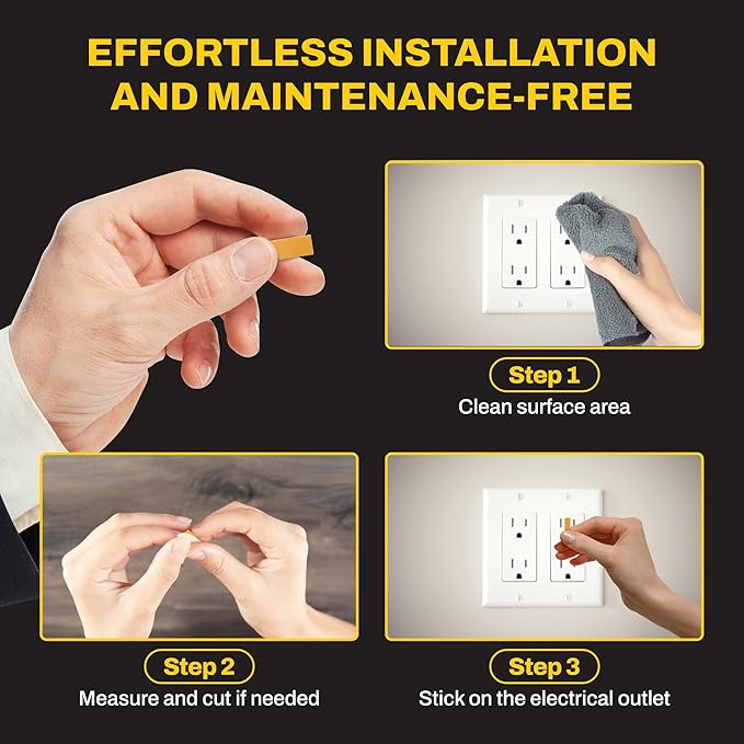 [Made and Patented in Korea] Fire Prevention Stickers – Automatic Fire Extinguisher for Outlets & Power Strips, Easy Peel & Stick Kitchen Fire Extinguisher Home Fire Extinguishers, 20pcs