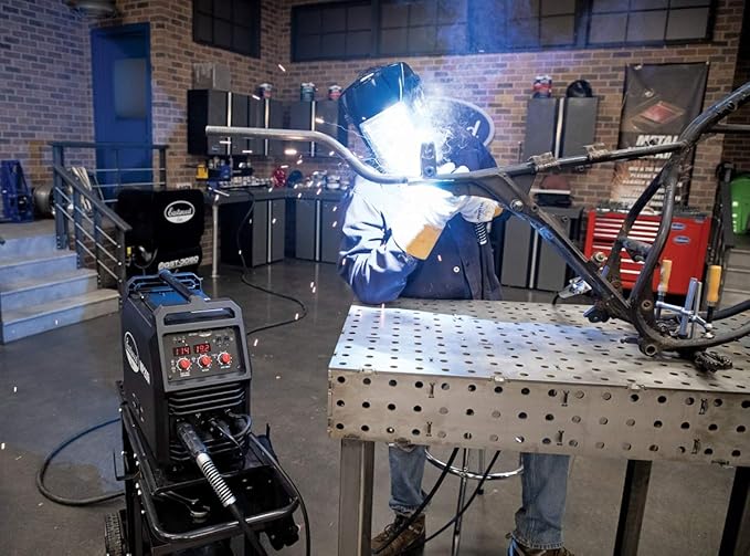 Eastwood Elite MP200i Multi Process Welder | All in One Powerful 110V Inverter Portable Welding Machine | MIG TIG Stick Compatible with Built-in Spot Weld Timer | Perfect DIY Home Garage Spot Welder