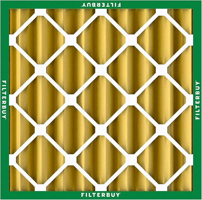 Filterbuy 20x20x4 Air Filter MERV 11 (MPR 1200) Allergen Defense Replacement (4-Pack), Electrostatic Pleated HVAC AC Furnace Filters, Made in USA (Actual Size: 19.50 x 19.50 x 3.63)