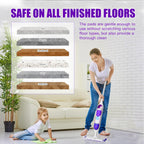 50 Count Disposable Mopping Pads Refills for PowerMop Mopping Pads Multi-Surface Household Replacement Mop Pads,for Swiffer Power Mop Pads, Safe on All Finished Floors.