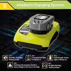 Upgrade 2-Pack 3800mAh Replacement for Ryobi 18V Battery Compatible with Ryobi 18V Lithium Battery P102 P103 P104 P105 P107 P108 P109 P190 P122 for ryobi 18 Volt Cordless Power Tools