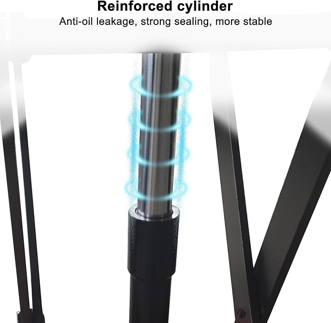 ONEN Hydraulic Scissor X-Frame Lift 1102 LBS Lifting Capacity, 59 in Lifting Height, Manual Scissor Lift Table with 4 Lockable Wheels & Foot Pump, Elevating Hydraulic Cart for Material Handling