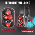 AWT 100A Handheld MIG Welder Machine,110V Flux Core MIG Welder Machine,Portable Gasless MIG Welding Machine,Hand Held Inverter Wire Feed Welder