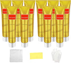 Instashine Metal Polish Cream, Ultimate Metal Polish Cream, Fixini All Metal Polish Cream, Instashine Metal Polish, Ultimate Metal Polishing Cream for Stainless Steel/Aluminum/Brass/Copper (10Pcs)