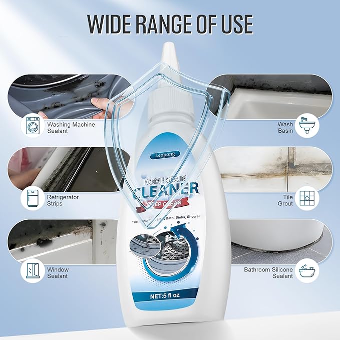 Home Cleaner Gel, Cleaner for Washing Machine, Refrigerator Strips, Household Shower, Kitchen Sinks, Walls, Tiles, Bathrooms- 20 fl oz