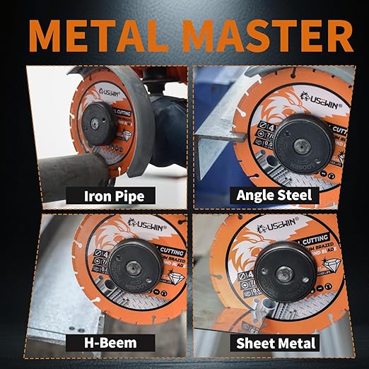 Cut Off Wheels 4 1/2 Inch with 7/8" Arbor, Angle Grinder Cutting Disc, Diamond Cutting Wheel with 5000+ Cuts on INOX, Rebar, Angle Iron and Steel