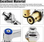Handle Stem Assembly Hot & Cold Compatible with T&S Brass Faucets Replace 002714-40 002713-40 Spindle Assembly for Eterna Valve Replacement