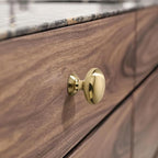 TUNNY 10 Pack Cabinet Knob- Champagne Bronze Furniture Hardware Handles for Kitchen Cabinets Bedroom Dresser Wardrobe Cabinet Pulls