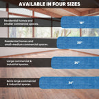 Microfiber Wholesale 36 inch Microfiber Mop Pads - Machine Washable, Reusable, Refills & Replacement Wet Mop Heads Compatible with Any Microfiber Flat Mop System (18 Pack)