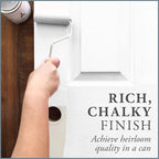 AMY HOWARD AT HOME Chalk-Based One Step Paint for Furniture, Cabinetry, Decor, Finish, and More | No Stripping, Sanding, or Priming | Ultra-Light Base | 32 Ounce | Bauhaus Buff