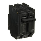 ABB Q-Line® THQL2150 50A Circuit Breaker • 50 Amp Double Pole Breaker, 120/240 VAC, 10 kAIC • Thermal Magnetic Trip • Long-Time & Instantaneous Protection (LI) • Plug-in Mount