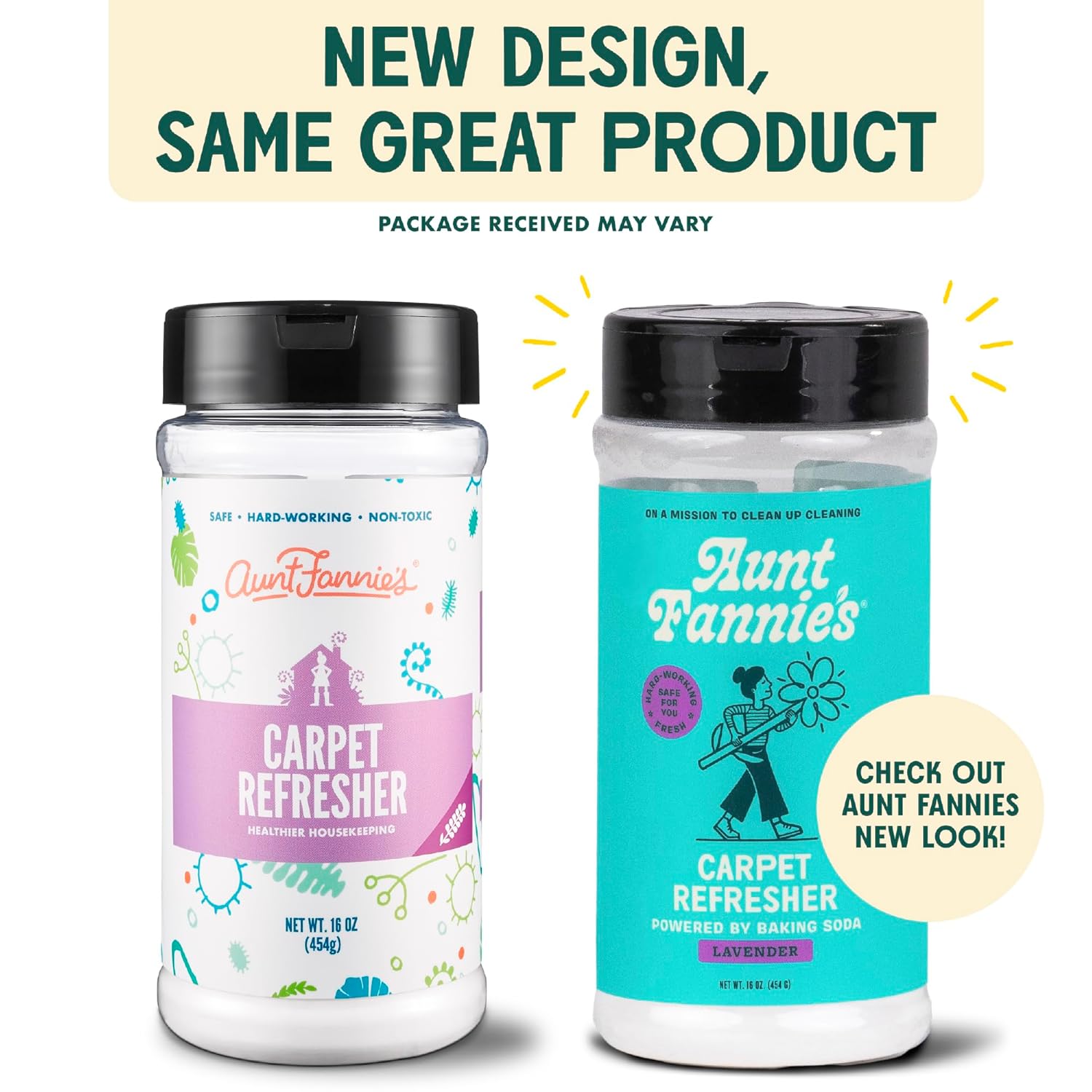 Aunt Fannie's Bundle: Floor Cleaner Vinegar Wash, Lavender + Carpet Refresher, Lavender