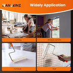 Microfiber Paint Roller, 40 Pack 2 Inch and 6 Inch Small Paint Roller Covers, Mini Paint Rollers for House Painting with Paint Roller Frame, Wall Painting Tool