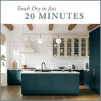 AMY HOWARD AT HOME Chalk-Based One Step Paint for Furniture, Cabinetry, Decor, Finish, and More | No Stripping, Sanding, or Priming | Dark Base | 16 Ounce | Brooks Grey