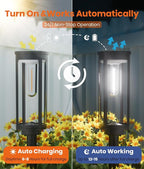 Solar Pathway Lights Outdoor Powered Waterproof 8 Pack Upgraded Solar Walkway Landscape Lighting Outside Driveway Light,Auto Dusk to Dawn On/Off for Yard Lawn Patio Decor (Cool White)