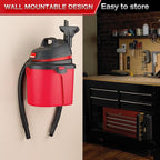 Shop-Vac 5890489 4 Gallon 4.0 Peak HP Wet/Dry Vacuum, 1.25 Inch Diameter x 4 Foot Hose, 6 Foot Cord, Ideal for Jobsite, Garage & Workshop