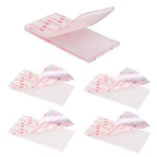 Dual Lock Fastener 2in x 4in 4pcs, Reclosable Interlocking Tape EZ Pass Holder, Heavy Duty Adhesive Hook Lock Sticky Back Mushroom Mounting Tape Clear Color for Indoor and Outdoor