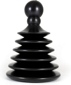 Master Plunger Mighty Tiny Plunger Designed for Bathroom/Kitchen Sinks, Perfect for RV’s. Unclogs Fast & Easy (Patent Pending), Black