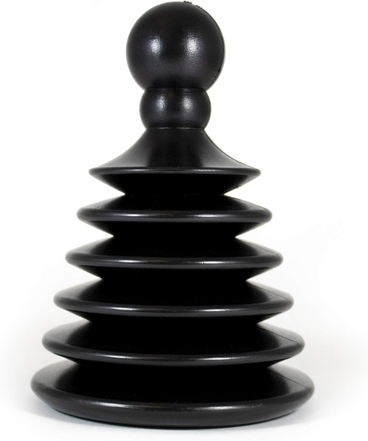 Master Plunger Mighty Tiny Plunger Designed for Bathroom/Kitchen Sinks, Perfect for RV’s. Unclogs Fast & Easy (Patent Pending), Black