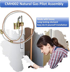 Long Term 24" Natural Gas Water Heater Pilot Assembely CMH002 Includes Pilot Thermocouple and Natural tubing