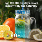 Consciot A19 LED Light Bulbs Dimmable,60W Equivalent,5000K Daylight White,9W 800 Lumens,E26 Standard Base,UL Listed,Lighting for Bedroom Living Room Home Office,5 Packs