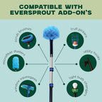 EVERSPROUT Twist-On Cobweb Duster (Soft Bristles) | Indoor & Outdoor use Brush Attachment | Fits Standard 3/4 inch Threaded Poles | Brush Only (Pole Sold Separately) | Spider Cobweb Duster Head