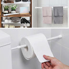 2 Pcs Window Security Bars Adjustable Spring Tension Rod Sliding Glass Door Stick for Door with Rubber Tips, 1.3 cm in Diameter, Extends from 15.8-27.6 Inch, White