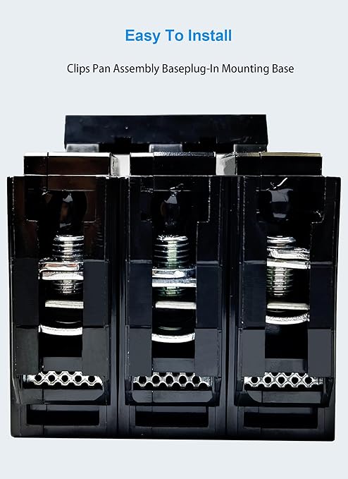 Q340 40-Amp Three Pole Type QP Circuit Breaker Plug-in Mount Standard MCB Thermal Magnetic Protection, 10KA 120/240V, Compatible with Siemens PL and ES Series Load Centers(3P 40A)