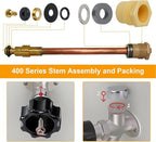 630-8500 Wall Hydrant Complete Service Kit | Compatible with Prier Outdoor Faucet Models | Premium Repair Replacement Parts with Stainless Steel & Brass Components | Leak-Proof Design | Easy DIY