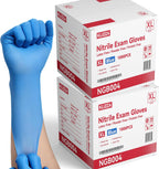 4 Mil Nitrile Gloves Disposable Latex Free, Blue Rubber Gloves Safe for Food Prep, Cooking, Cleaning, Exam, 1000 PCS