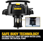 DEWALT DXV06P 4 Peak HP Shop Vacuums, 6 Gallon Poly Wet/Dry Vac, Heavy-Duty Shop Vacuum with Blower Function Yellow+Black
