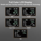 Weldpro 200 Amp MIG210LCD Dual Voltage 110V/220V 5 in 1 Multi-Process MIG/Fluxcore/Lift TIG/MMA Welder Aluminum Spool Gun Capable with Spot Timer and Auto-Set 3 Year Warranty Welding Machine