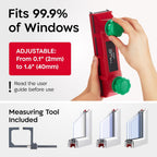 Tyroler Magnetic Window Cleaner Tool | The Glider D4 Window Cleaning Tool Fits Windows 0.1"-1.6" Thick | All-in-One Window Cleaning Kit | Magnetic Glass Cleaner Tool | Magnet Window Cleaner Tool