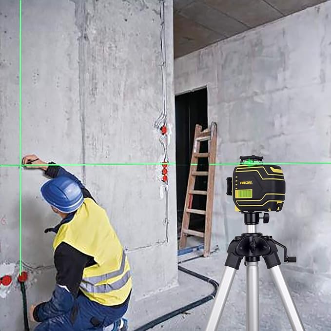 Firecore 71-inch Professional Aluminum Alloy Laser Tripod with Adjustable Legs, 1/4"-20 Male Thread and Extra 5/8"-11 Tripod Adapter for Line Laser Level