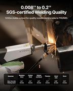 xTool MetalFab 1200w 3-in-1 Laser Welding Machine, Welding Cutting Cleaning Laser Welder, 8x Faster than TIG, Auto Wire Feeding with 108+ Presets, Welds Metal Stainless Steel, Aluminum Lazer Cutter