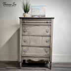 Dixie Belle Paint Company Chalk Finish Furniture Paint - French Linen (4oz) - Matte Light Taupe Chic Chalk Mineral DIY Furniture Paint