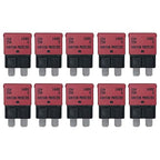 Auto Reset ATC/ATO 10 Amp Circuit Breaker Fuse for Automotive Marine RV Car Truck Audio Battery Protection Automatic Reset | Low Profile (10A, 10 Pack)