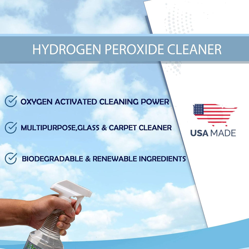 GreenFist Hydrogen Peroxide Ready to Use All Purpose (Glass, Carpet,Stain Remover) Cleaner (1 Gallon)