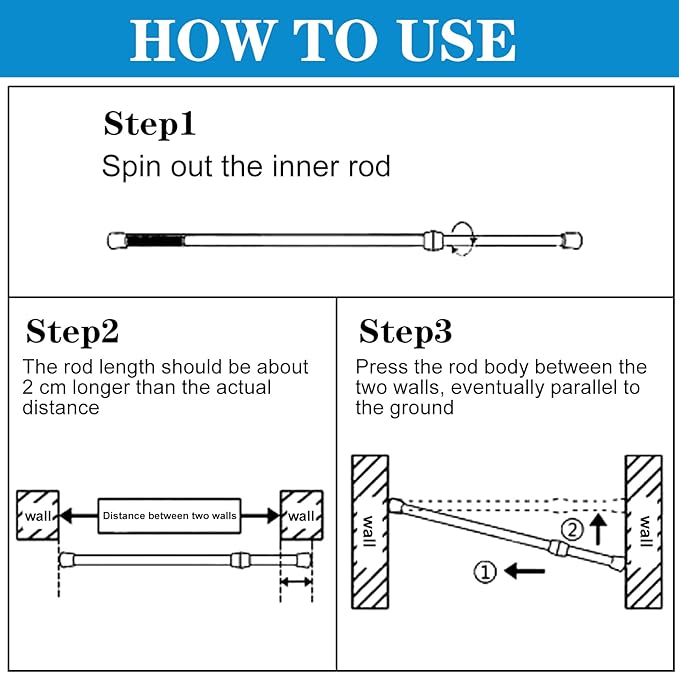 4 Pack Sliding Door Security, Bar Window Security Bars, Adjustable Sliding Glass Door Lock, Window Safety Lock Bar with Rubber Tips, Extendable Tension Rods 15.7-27.6 Inch for Children Home