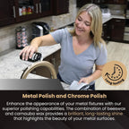 Flitz Faucet Wax Plus - 7.6oz Bottle of USA-Made, Water-Based Faucet Cleaner & Polisher for Water Stains, Fingerprints, & More - Metal Wax for Bronze, Nickel, Chrome, Brass - Granite Polish (24 Pack)