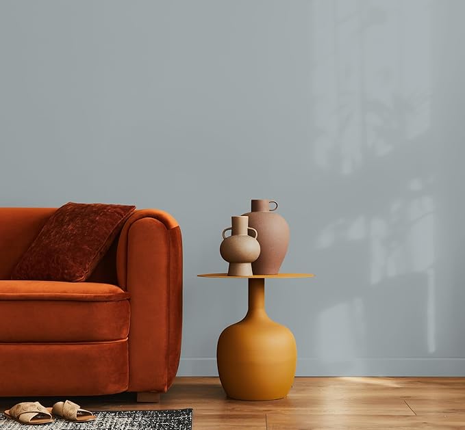 EVOLVE Paint & Primer: Environment-friendly, Low Sheen with One-coat Coverage for Interior & Exterior surfaces (Pebble Gray, 1-Gallon)