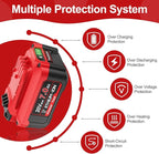 TURPOW 7.0Ah Upgraded Designed for Craftsman 20V Battery V20 Lithium Ion Battery for CMCB205 CMCB204 CMCB206 CMCB202 CMCB201 20V Cordless Power Tools, Long Lasting & Fast Charging Working All Day