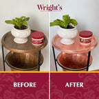 Wright's Copper Cream Cleaner - 8 Ounce 2 Pack with Polishing Cloth - Gently Cleans and Removes Tarnish without Scratching