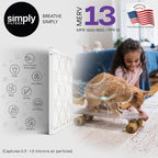 Simply 18x24x1 Air Filter, MERV 13, MPR 1500, 4 Pack, For Home AC Furnace & HVAC (Actual Size: 17.75"x23.75"x0.75") DUST, Pet, & Allergy Control