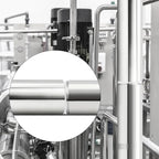 TAISHER 2PCS 304 Stainless Steel Pipe Fittings, 1" NPT Male Threaded, 4" Length Weld Nipple Cast Pipe