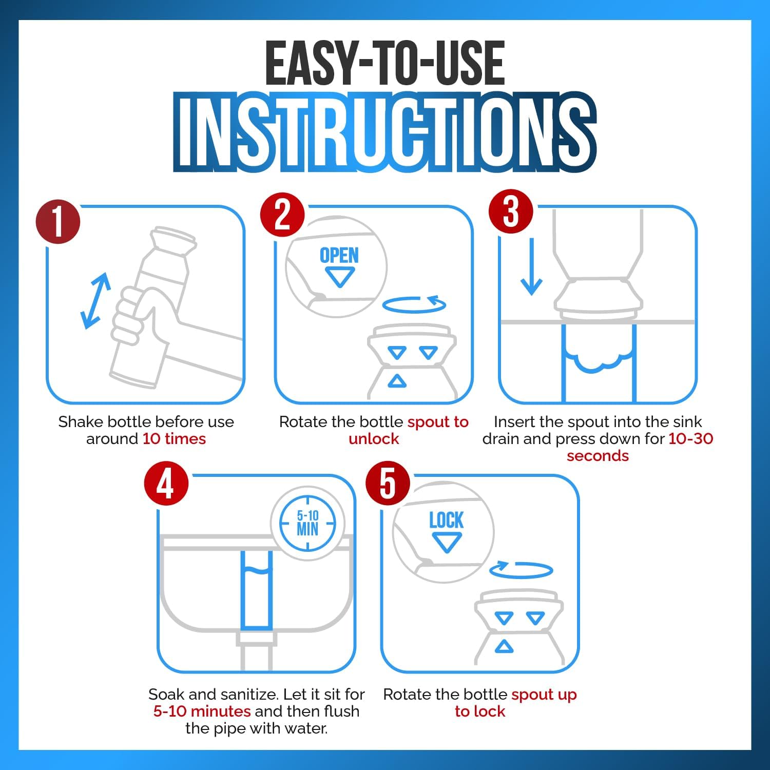 Foam Drain Cleaner - Foam Sink Cleaner In a Can - Drain Hair Clog Remover For Bathroom Sink - Cleaning Accessories - Bathroom Cleaning Supplies