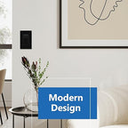 LIDER Balck Minimalist Decorator Switch, Frameless Paddle Light Switch, On/Off Rocker Switch, 3-Way, Residential Grade, 3 Wire 15A 120-277VAC, 10 Pack