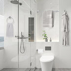 YACVCL 10 Pieces Brushed Nickel Bathroom Hardware Accessories Set, 27.5 Inch Towel Bar Set SUS304 Stainless Steel Towel Holder Set for Bathroom,Wall Mounted Towel Rack Set