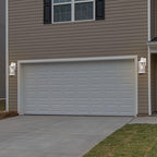 Darkaway Outdoor Porch Lights Wall Mount, Outdoor Light Fixtures Sconces Wall Lighting with Seeded Glass Waterproof Exterior Lights for Patio Yard House Hallway Doorway Garage(2 Pack, White)