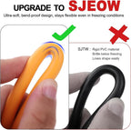 EP 25 Ft 14/3 SJEOW Heavy Duty Outdoor Extension Cord, Yellow 3-Outlet Power Cable with LED Lighted Plug, Water-Resistant for Indoor/Outdoor Use, Lawn, Garden, Appliances & Tools